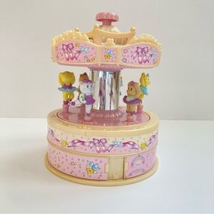 Little Girls Jewelry Box Dancing Teddy Bear Ballerinas